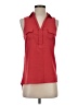 Outback Red 100% Polyester Red Sleeveless Blouse Size XS - photo 1