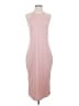 Ekouaer Solid Pink Cocktail Dress Size S - photo 1