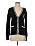 Les Coyotes De Paris Black Blue Cardigan Size 16 - photo 1
