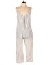 Sage Stripes Ivory Jumpsuit Size L - photo 1