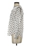 J.Crew Polka Dots Ivory Long Sleeve Silk Top Size 2 - photo 5