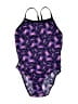 Speedo Print Purple One Piece Swimsuit Size XS (estimated) - photo 1