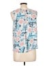J.Jill 100% Linen Blue Sleeveless Blouse Size L - photo 2