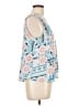 J.Jill 100% Linen Blue Sleeveless Blouse Size L - photo 4