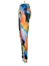 Onzie Color Block Blue Active Pants Size XS - photo 5