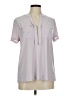 Anne Klein Gray Short Sleeve Blouse Size M - photo 1