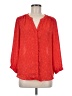 dalia Red 3/4 Sleeve Blouse Size M - photo 1