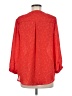 dalia Red 3/4 Sleeve Blouse Size M - photo 2