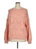 Unbranded 100% Acrylic Hearts Pink Pullover Sweater Size XL - photo 1