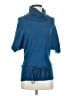 Love Rocks Blue Turtleneck Sweater Size S - photo 1