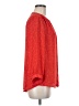 dalia Red 3/4 Sleeve Blouse Size M - photo 4