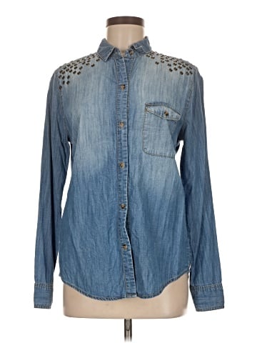 BDG Long Sleeve Button-Down Shirt (view 1)