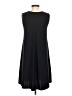 Uniqlo Solid Black Casual Dress Size XS - photo 2