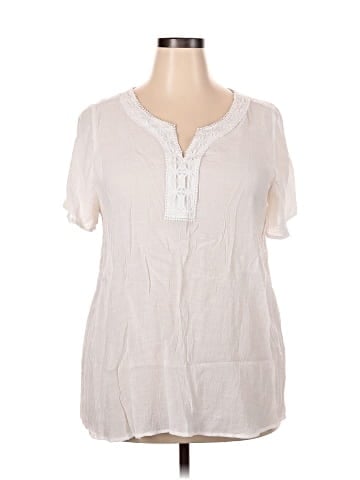 Indigo Rose Short Sleeve Blouse (view 1)