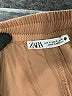 Zara Solid Tan Khaki Shorts Size S - photo 3