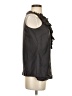 J.Crew 100% Silk Black Sleeveless Silk Top Size 0 - photo 4