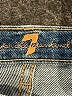 7 For All Mankind Stripes Blue Jeans Size 26 waist - photo 4
