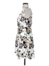 Meadow Rue 100% Polyester Print White Casual Dress Size 0 (petite) - photo 5
