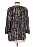 Willi Smith 100% Polyester Black 3/4 Sleeve Blouse Size M - photo 2