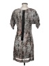 Rag & Bone 100% Silk Animal Print Gray Cocktail Dress Size 4 - photo 2