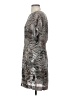 Rag & Bone 100% Silk Animal Print Gray Cocktail Dress Size 4 - photo 5