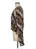 White Crow 100% Rayon Brown Long Sleeve Blouse Size M - photo 5