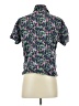 Uniqlo Floral Green Short Sleeve Blouse Size XS - photo 2
