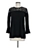 MICHAEL Michael Kors Black Long Sleeve Top Size M - photo 1