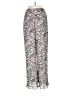 Assorted Brands Animal Print Silver Casual Pants Size S - photo 1