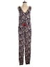Boden 100% Viscose Hearts Blue Jumpsuit Size 4 (tall) - photo 1