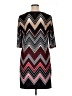 Studio One Chevron-herringbone Burgundy Casual Dress Size XL - photo 2