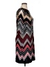 Studio One Chevron-herringbone Burgundy Casual Dress Size XL - photo 4