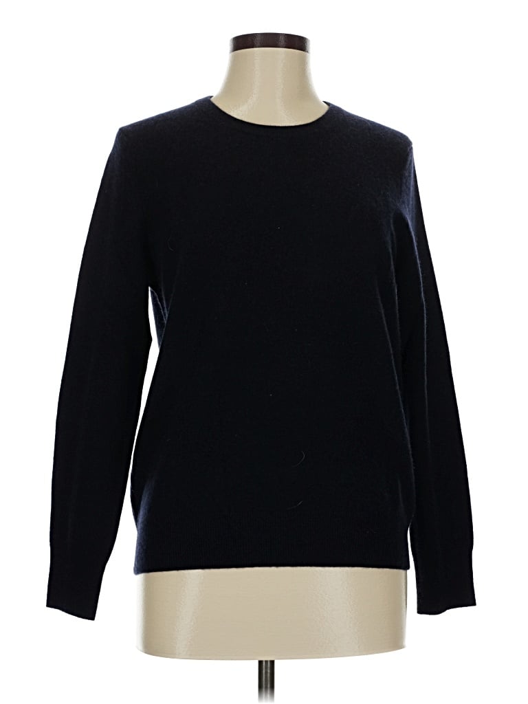 Pre-owned Naadam Cashmere Pullover Sweater In Blue