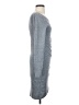 Leith Solid Gray Casual Dress Size S - photo 4