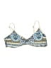 Jessica Simpson Paisley Blue Swimsuit Top Size XL - photo 1