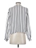 Love Sadie 100% Polyester Stripes White Long Sleeve Blouse Size S - photo 2