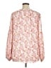 BTFBM 100% Polyester Pink Long Sleeve Blouse Size XL - photo 2