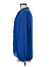 T Tahari 100% Polyester Blue Long Sleeve Blouse Size M - photo 5