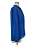 T Tahari 100% Polyester Blue Long Sleeve Blouse Size M - photo 4
