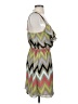 BCBGeneration Chevron-herringbone Gray Green Casual Dress Size XS (estimated) - photo 4