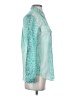 Equipment 100% Cotton Print Teal Long Sleeve Blouse Size XS - photo 4