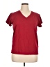 Blue Mountain Red Short Sleeve Top Size XL - photo 1