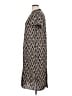 Dana Buchman 100% Polyester Print Black Casual Dress Size XL - photo 5