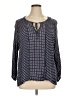 Meri Skye Blue 3/4 Sleeve Blouse Size 1X - photo 1