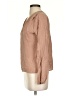 Self Contrast Tan Long Sleeve Blouse Size S - photo 5