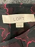Ann Taylor LOFT 100% Polyester Hearts Black Cocktail Dress Size 0 - photo 7