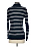 August Silk Stripes Blue Pullover Sweater Size S - photo 2