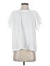 Jodifl White Short Sleeve Blouse Size S - photo 1