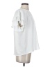 Jodifl White Short Sleeve Blouse Size S - photo 4