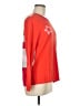 Foil 100% Cotton Stars Red Pullover Sweater Size M - photo 4
